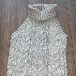 Dynamite Cable knit halter, Size S, NWT